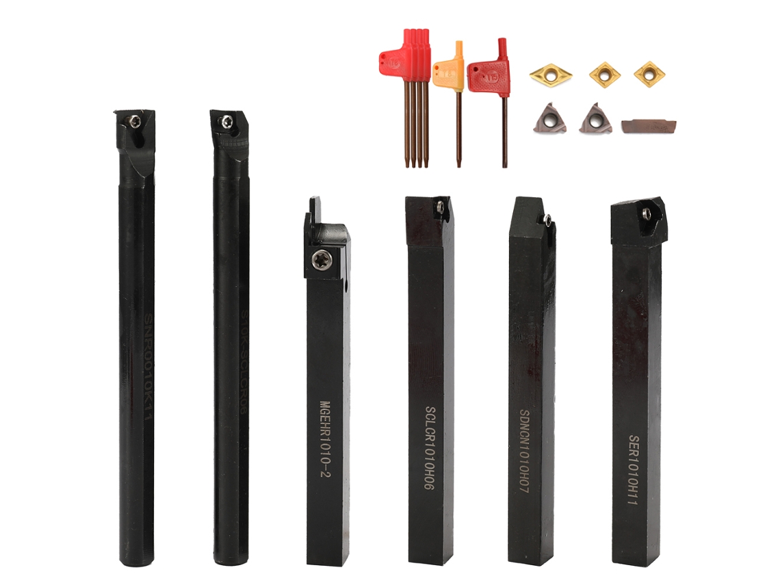 Conjunto De Ferramentas De Torneamento Sygo (diy, Com Inserção De Carbeto)