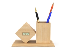 Porta Lápis (alarme E Exibição De Data/temperatura)