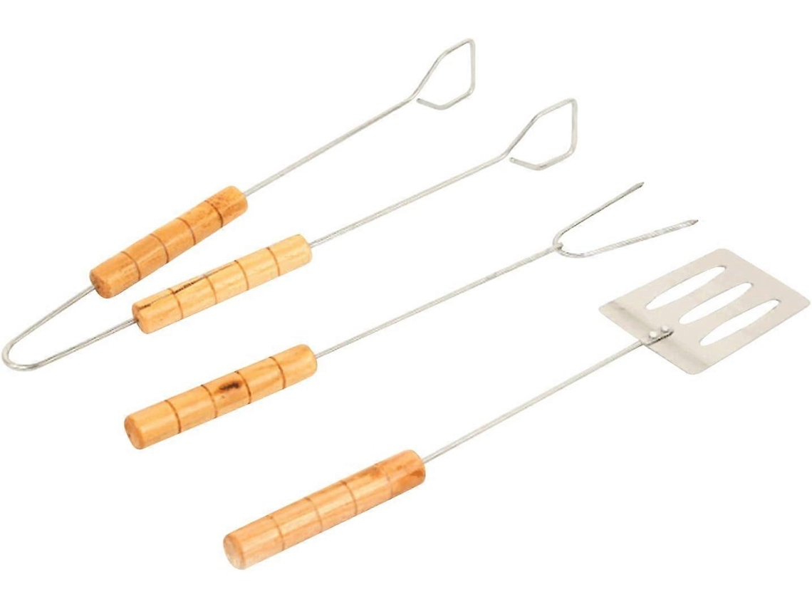 Lurelia Kit De Churrasco Aço Inoxidável Estojo Portátil Campismo