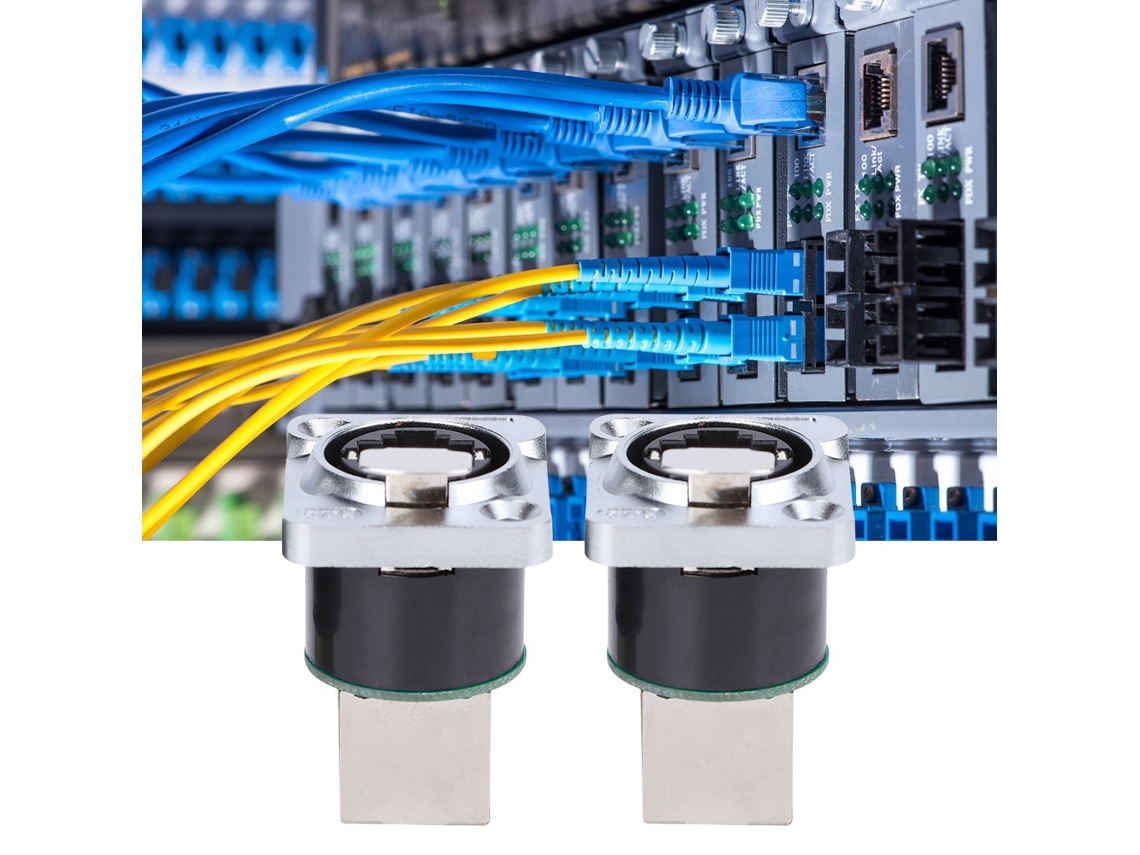 Laxiscreed Conector Rj45 Angulado Flame Retardant E Isolado Para Redes De Alta Segurança