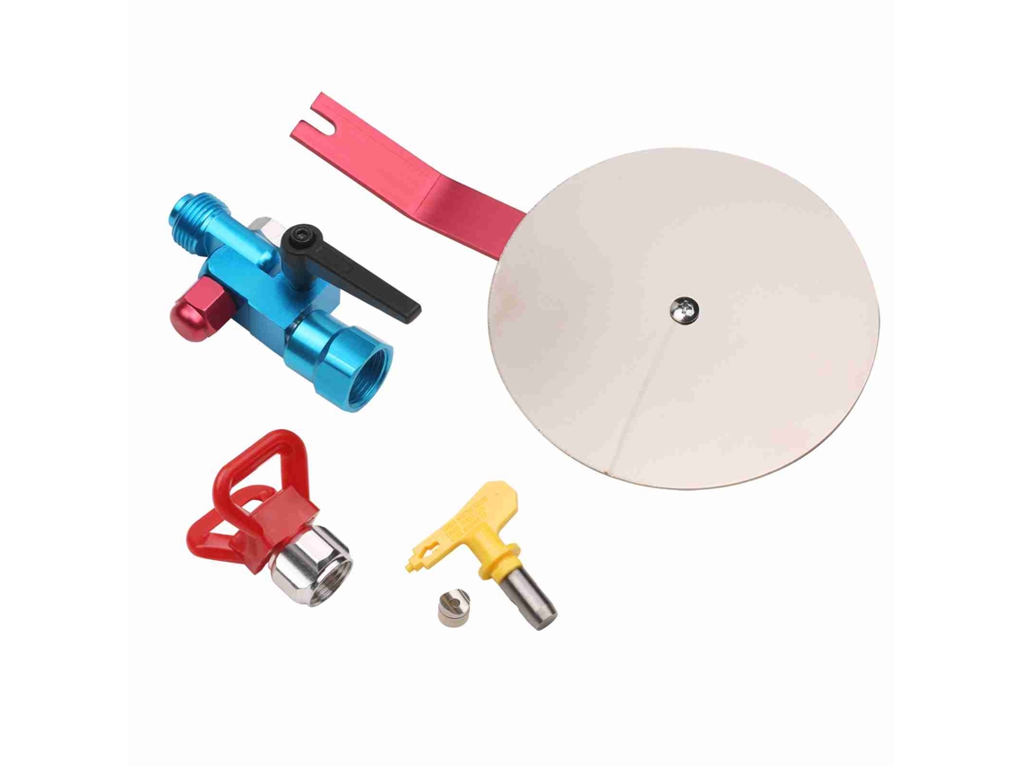 Accesorio De Guía De Pulverización Universal De 7/8 Pulgada Para Sprayer De Pintura Sin Aire Wagner Con Deflector Anti-salpicaduras Y Punta 517