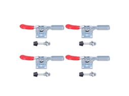 Conjunto de 4 Grampos Horizontais de Liberação Rápida com Manivela: Ferramenta Manual Resistente, Acessórios para Ferramentas