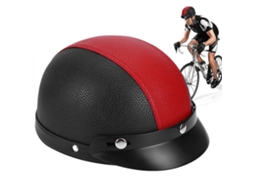 Capacete TAISHENGDA, Feminino, Impactos, Respirável, Preto e Vermelho