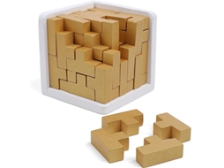 2026 puzzle de Madeira 3d Linjou Original com Peças em Forma de T para Adultos e Crianças Edição Ouro