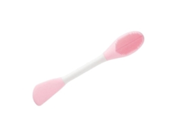 Escova de Máscara de Silicone Portátil Escova Facial Conjunto de Maquiagem Rosa Espátulas de Escova Dupla com Escova HOMYL