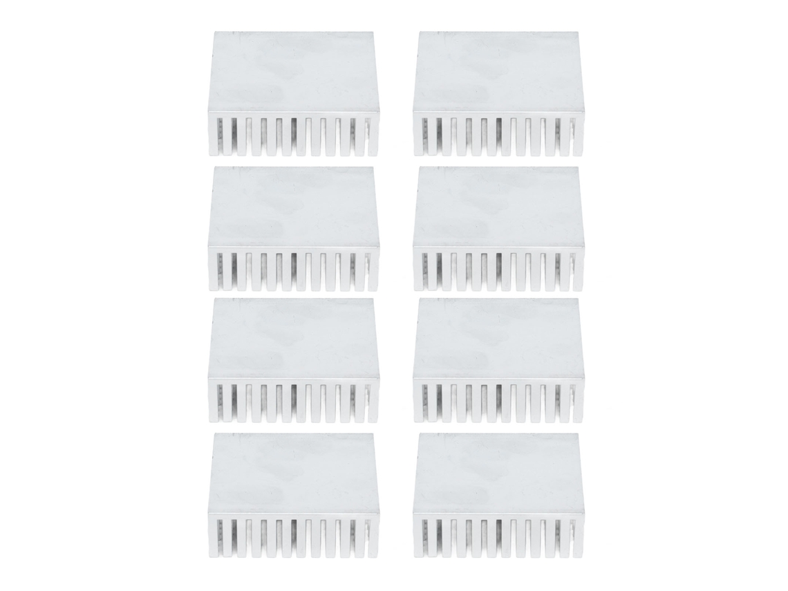 Dissipador de Calor Alumínio 50x50x15mm Branco sem Adesivo S/MARCA