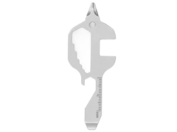 Ferramenta Multitool em Formato de Peixe em Aço Inoxidável | S/MARCA