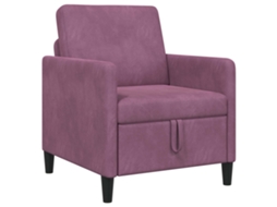 Sofa com Armazenamento Roxo 72 X 78 X 87 Cm Poliéster SYFAX