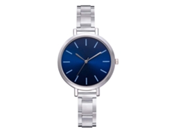 Relógio de Pulso Feminino Elegante de Quartzo com Pulseira de Pulseira Simples Lvpai (azul)