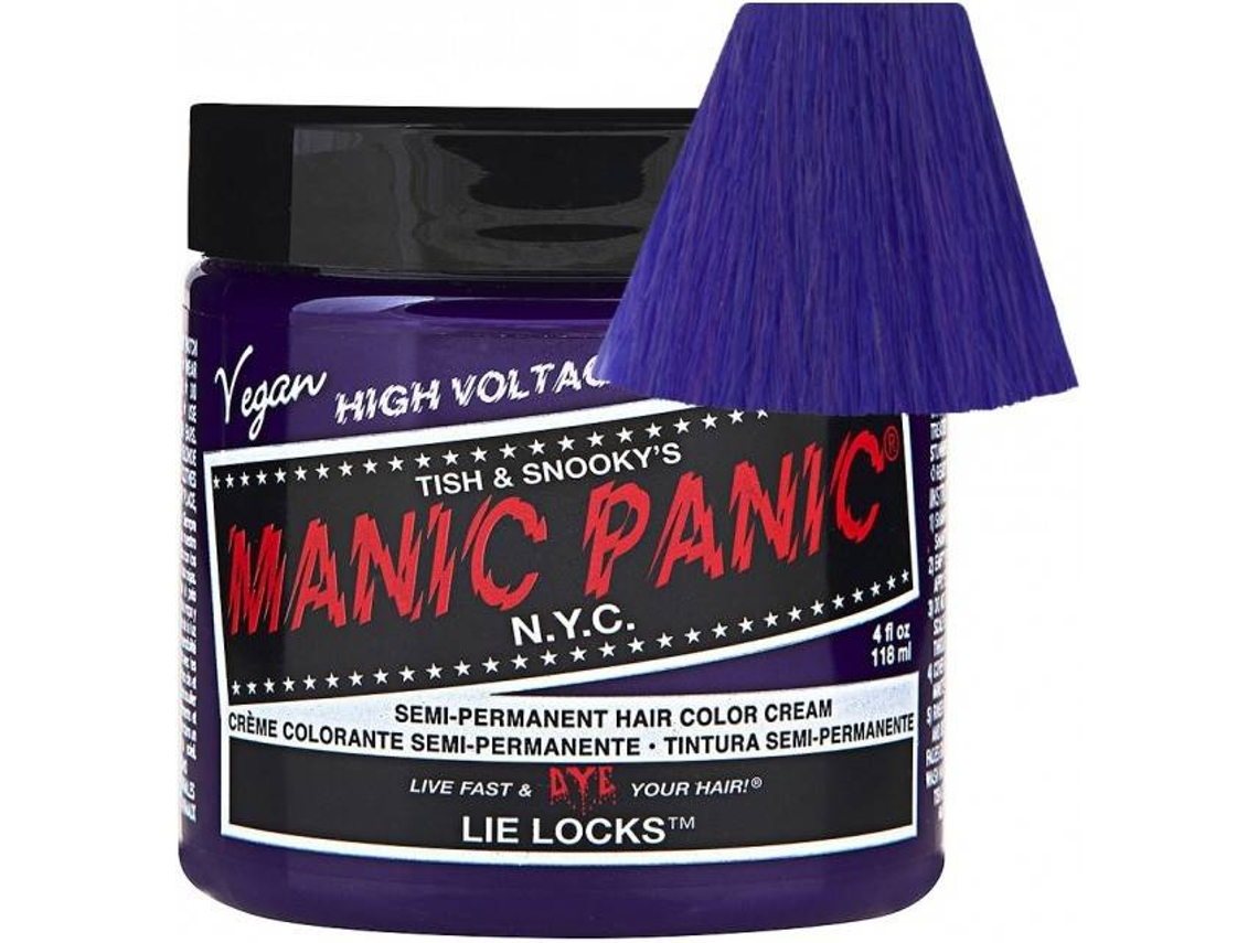 Creme de Coloração Semi-Permanente MANIC PANIC Lie Locks (118 ml)