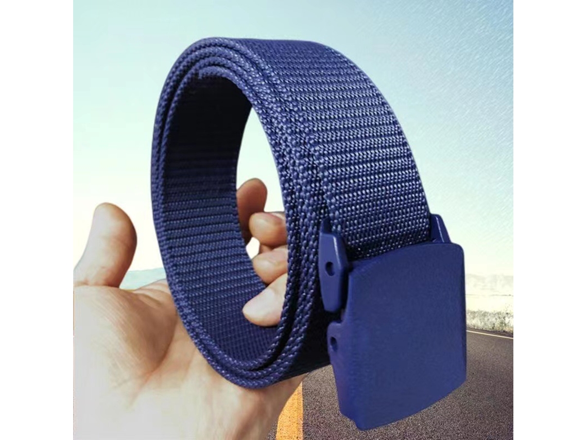 Bolsa De Viagem Tipo Pochete, Carteira Antifurto Com Bolso Secreto E Fecho De Fivela Metálica, Ideal Para Maior Segurança Em Viagens/trabalho, Azul