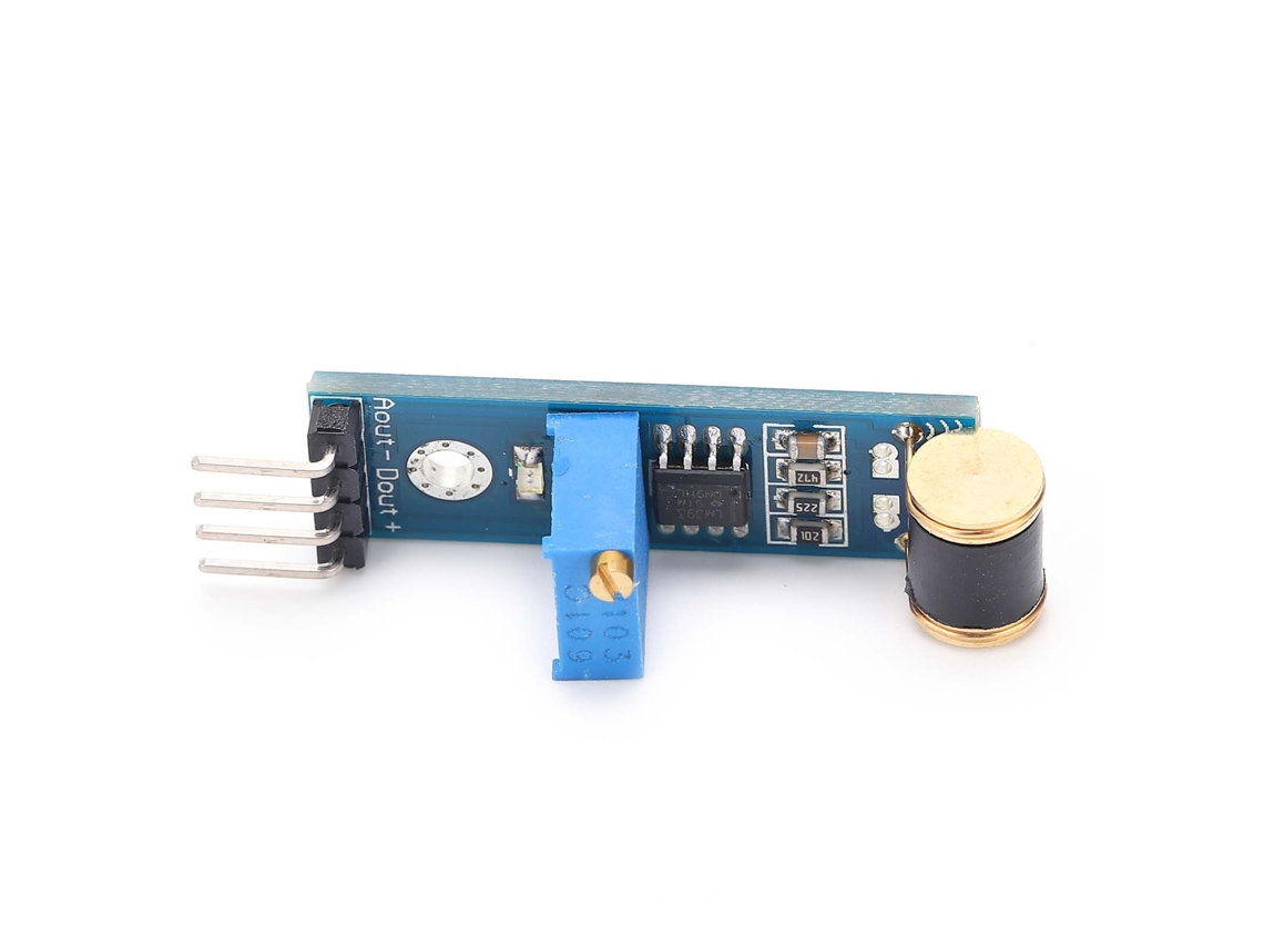 Módulo Sensor Vibração Choque 801s Ajustável 4-pino