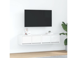 Móveis De Tv 2 Pcs 60x31x25,5 Cm Deriv. Madeira Branco Dkd Home Decor