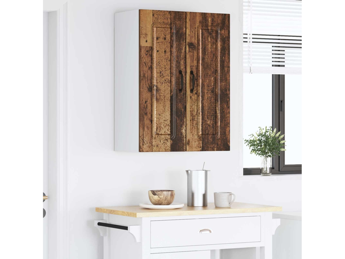 Vidaxl Painel De Lava-louça Kalmar Madeira Antiga 60 X 31 X 80 Cm
