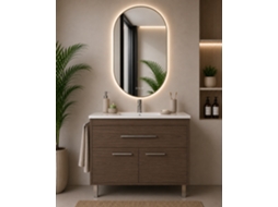 Móvel De Casa De Banho Com Lavatório Origenbath Bahia Sem Espelho 70x45 Cm Freixo Tea