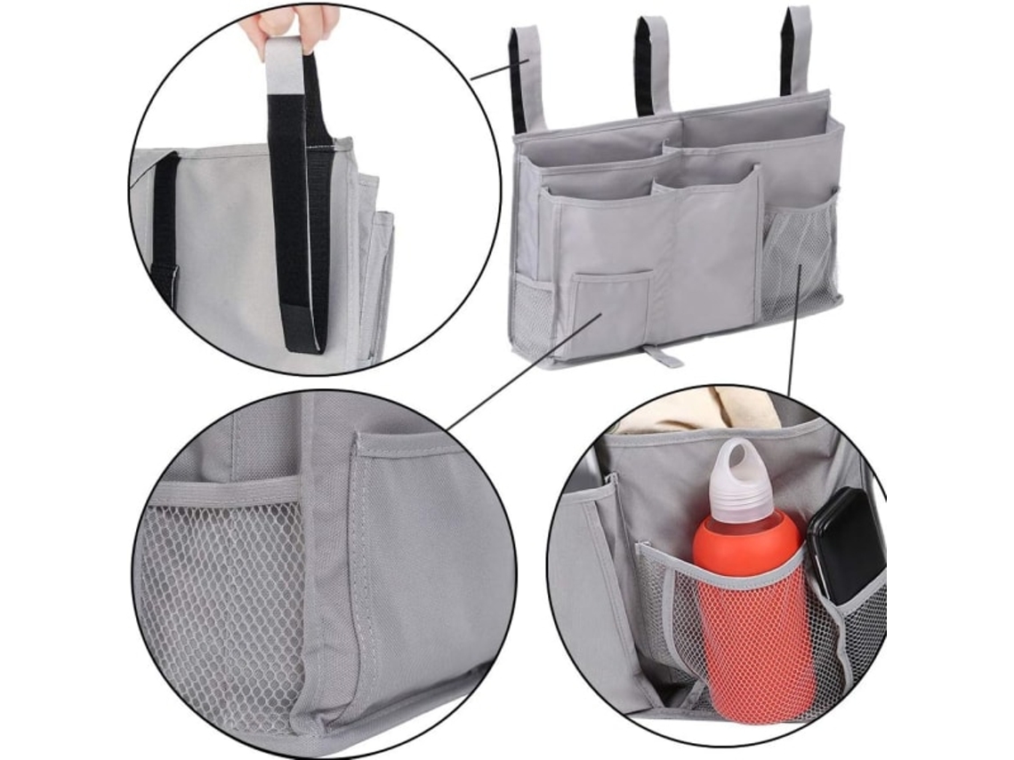 Organizador Cinza, caixa de armazenamento de cama, bolsa de armazenamento de cama Slowmoose