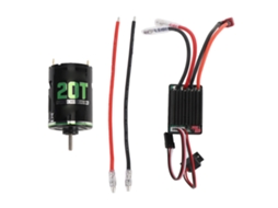 Conjunto Motor Brushless 540 Esc 320a Resistente À Água 5v 2a Bec Para Carro Rc Crawler 1/10 Alta Torque 20t