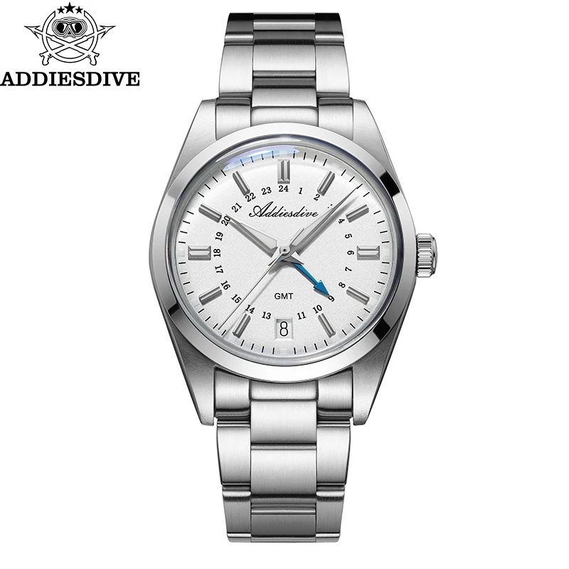 Relógio Feminino De Quartzo Branco, 36 Mm, Resistente À Água Até 100 M, Esportivo E Luminoso, Para Uso Profissional.