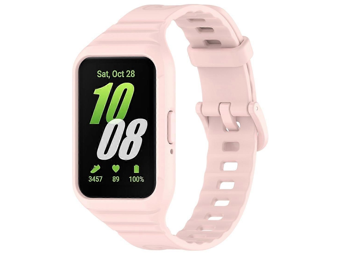 Pulseira De Tpu Integrada Em Cor Sólida Para Samsung Galaxy Fit 3
