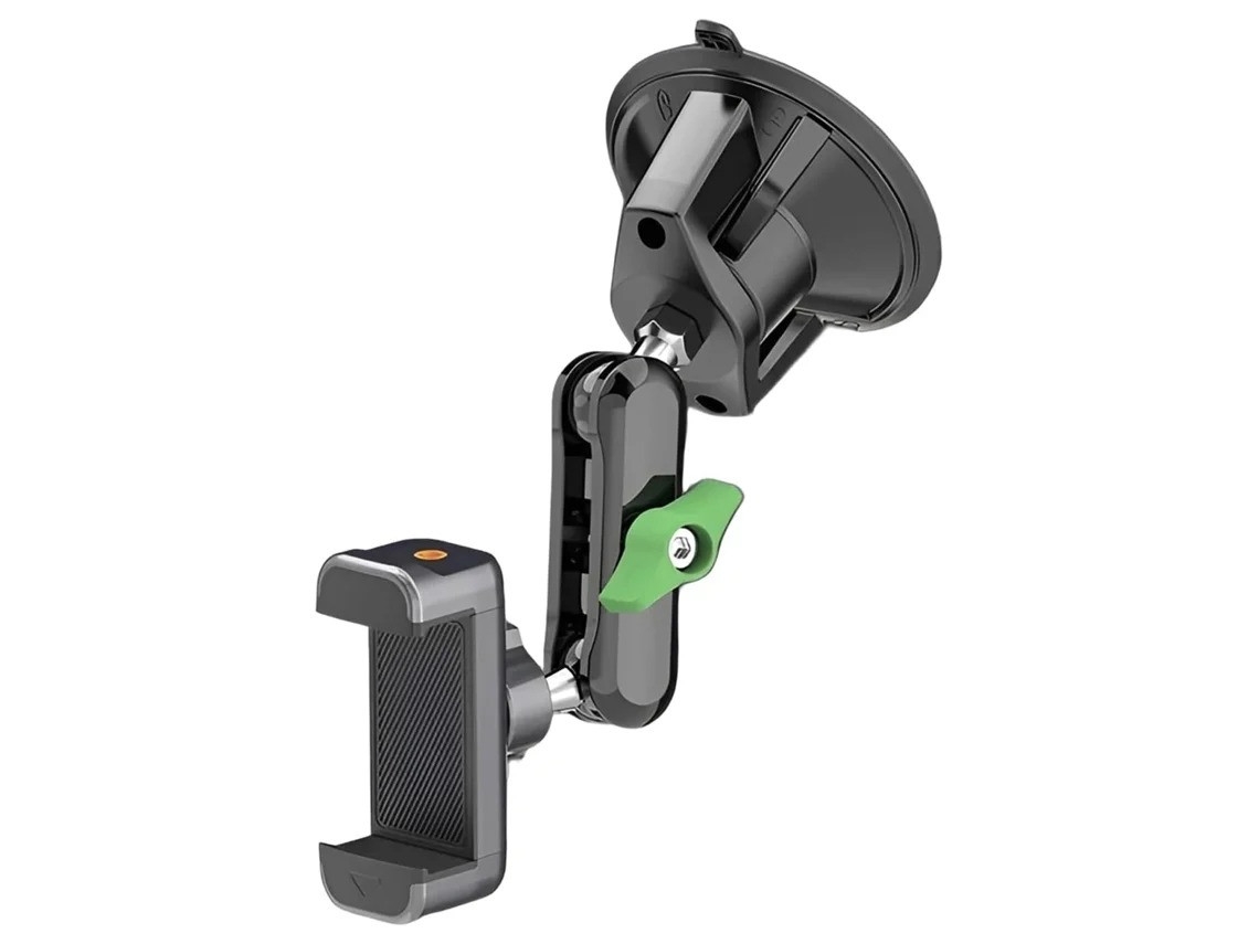 Suporte Ajustável De 360° Para Painel E Para-brisa Com Ventosa Forte, Suporte Magnético Universal Para Telefone De Carro (preto)