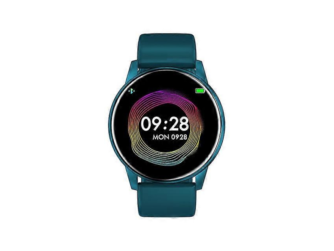 Relógio inteligente com Bluetooth e tecido totalmente sensível ao toque.