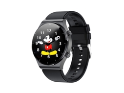 Smart Watch SHAH ARPAN C100Pro Monitor de Saúde de Chamadas Bluetooth C100 Preto