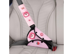 Protetor de cinto de segurança para crianças, almofada suave, universal, para ombro e pescoço, rosa, HEXINYIGJLY