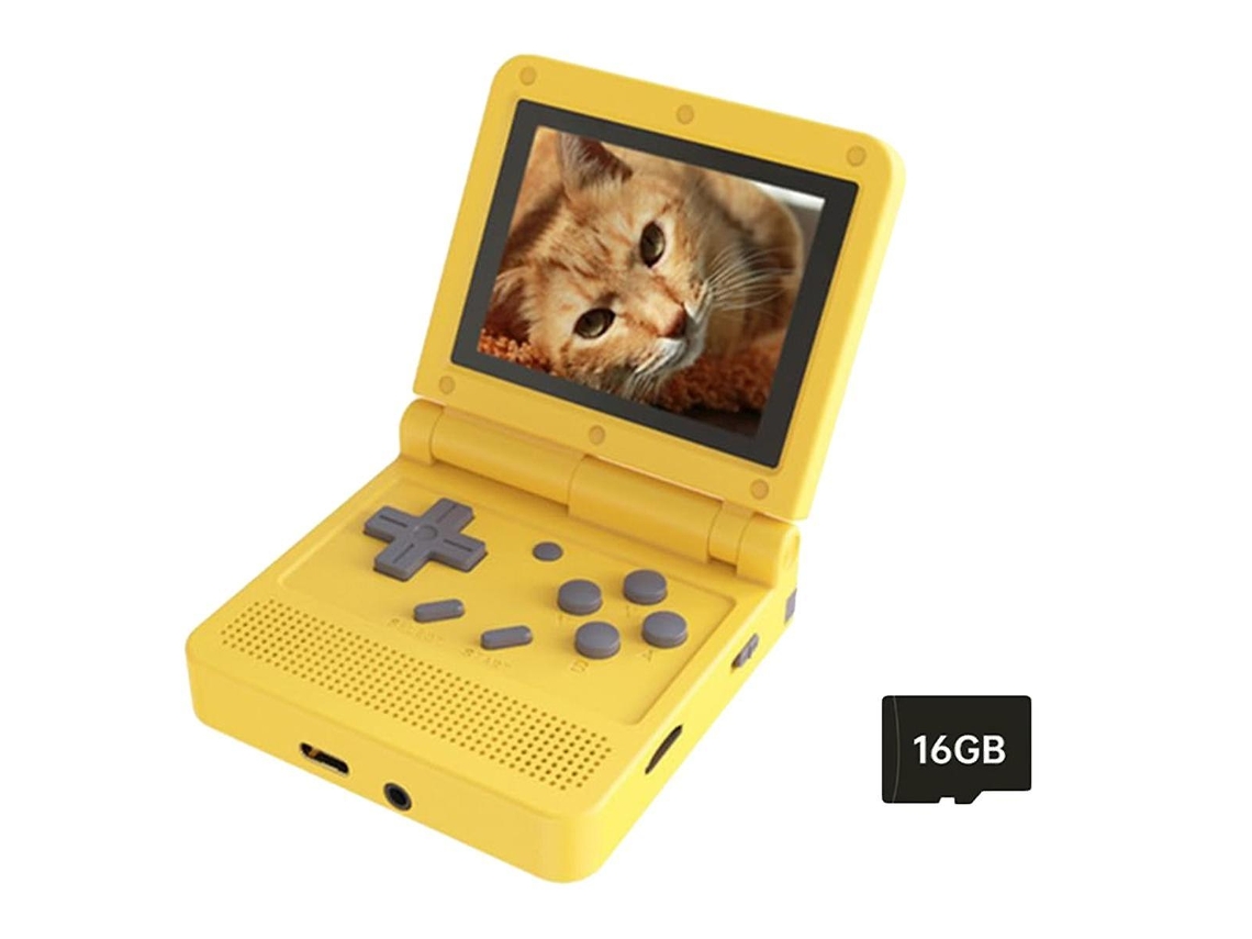 Console De Jogos Retrô V90, 16 Gb, Tela Ips De 3,0 Polegadas, Player De Jogos Portátil De Código Aberto, Mini Player De Jogos Portátil Ly Ebike