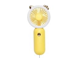Ventilador Portátil Usb Recarregável Mini Com Luzes Led