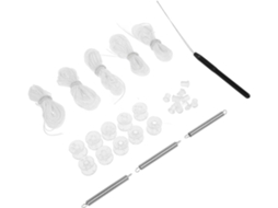 Kit De Reparo Para Ponteiras E Molas De Pom Para Cortinas De Camping Plissadas.