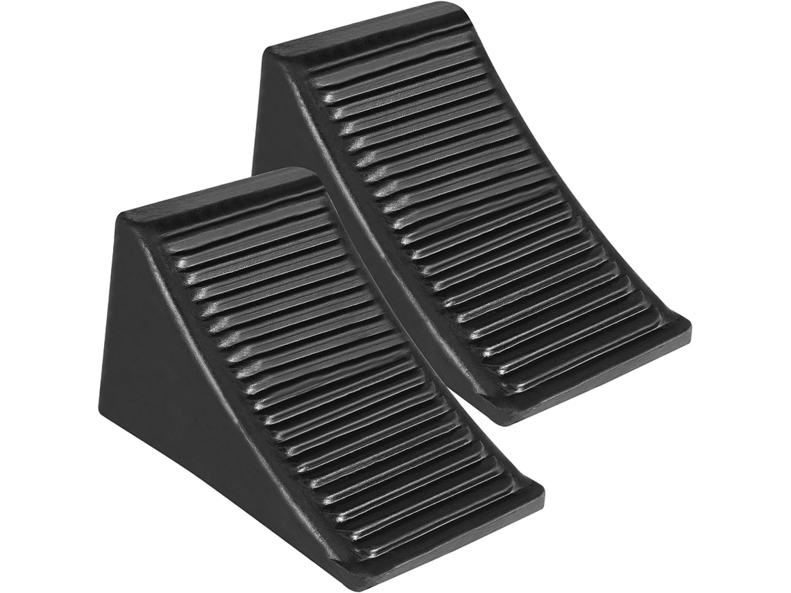 Conjunto de 2 Rodas de Pneu Reforçado Calços/batentes para Reboques