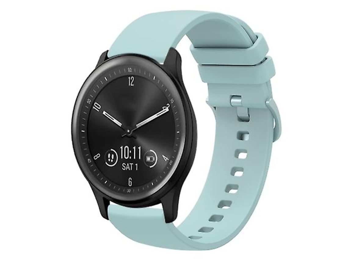 Pulseira De Relógio Garmin Vivomove Sport 20 Mm, Silicone Verde Safira.
