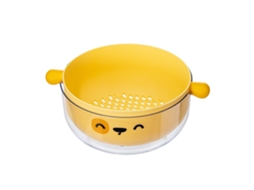 Conjunto de Tigelas Coador de Duas Camadas com Mango | S/MARCA