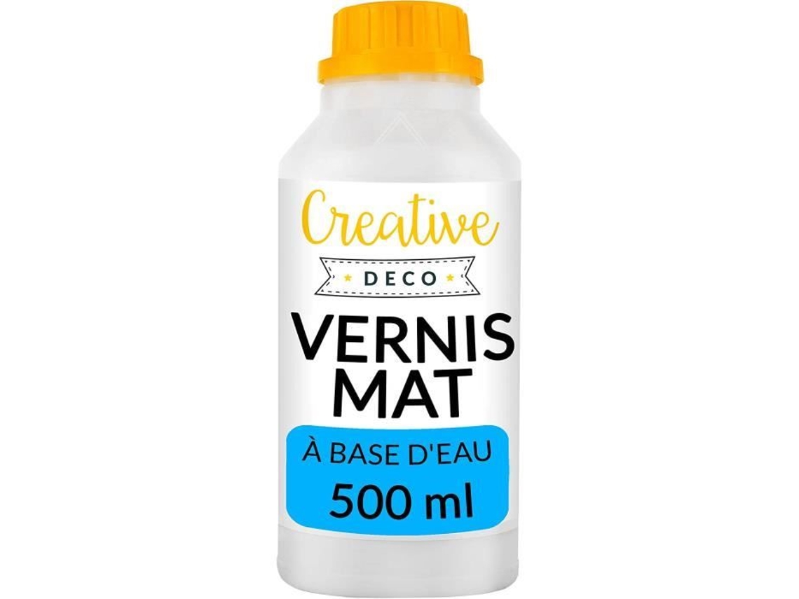 Verniz Tinta Acrílica CREATIVE DECO 500 Ml Fosco Laca Transparente e Incolor