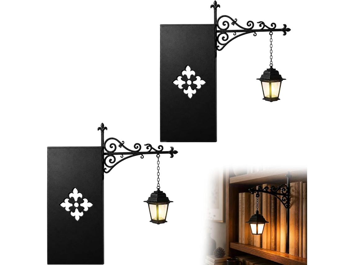 Lanterna De Biblioteca - Iluminação Decorativa Para Estante Livros,