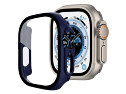 Capa para Apple Watch Series 6 40mm com Protetor de Tela de Vidro Temperado XIAOMOYU