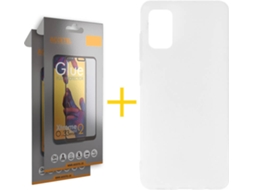 Kit Capa e 2 Películas Samsung Galaxy A51 5G ACCETEL Full 1 (Transparente)