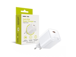 Carregador MOBILE ORIGIN Gan 67w Super para Usb c Pd, Compatível com Iphone 12, 13 e 14.