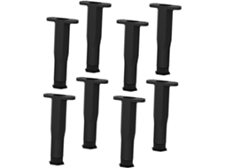Conjunto De 8 Pés Suporte Ajustáveis E Telescópicos Para Estrutura Cama, Móveis Pesados E Mesas