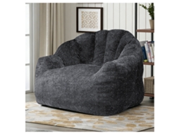 Cadeira De Prego Em Forma De Urso Shimmer Ergonomica Redonda Para Conforto E Relaxamento Em Casa Com Contorno Corporal Completo