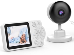 Babá Eletrônica Relógio De Bebê Tela Hd 2,8 Polegadas Aquaforge