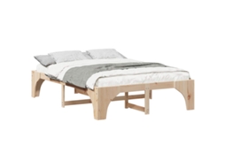 Estrutura da Cama Castanho 150 X 200 Cm MAISON EXCLUSIVE