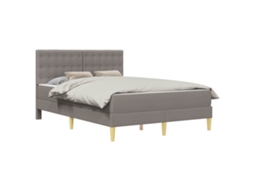 Estrutura de Cama com Colchão MAISON EXCLUSIVE 140 X 190 Cm cinzento acastanhado