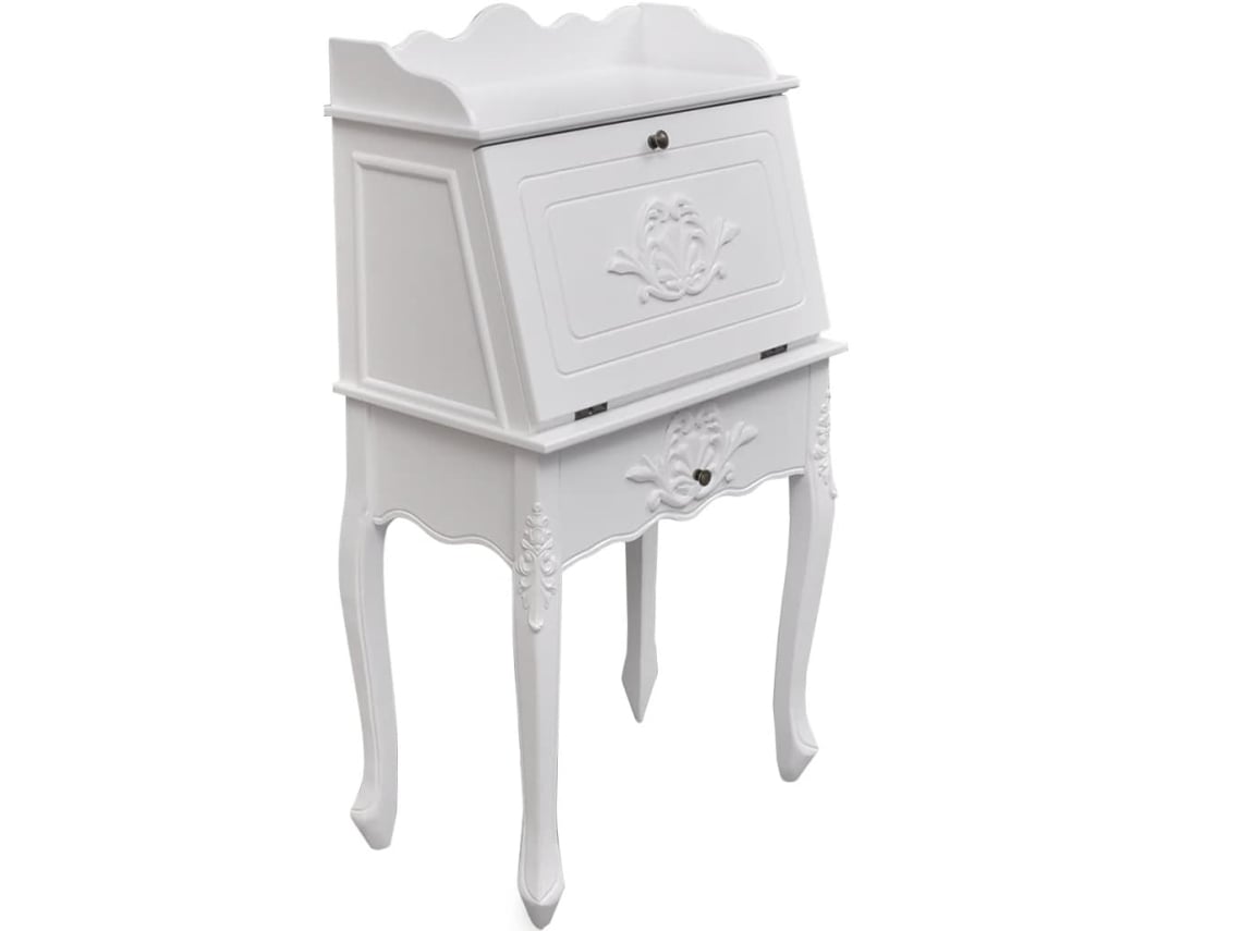 Desk, Desks Vidaxl Branco Madeira