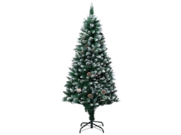 Vidaxl Árvore De Natal Artificial Com Pinhas E Neve Branca 180 Cm