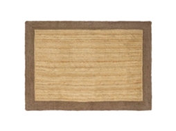 Conjunto 1 Tapete Moderno Vidaxl Cinzento Juta (120 X 170 Cm)