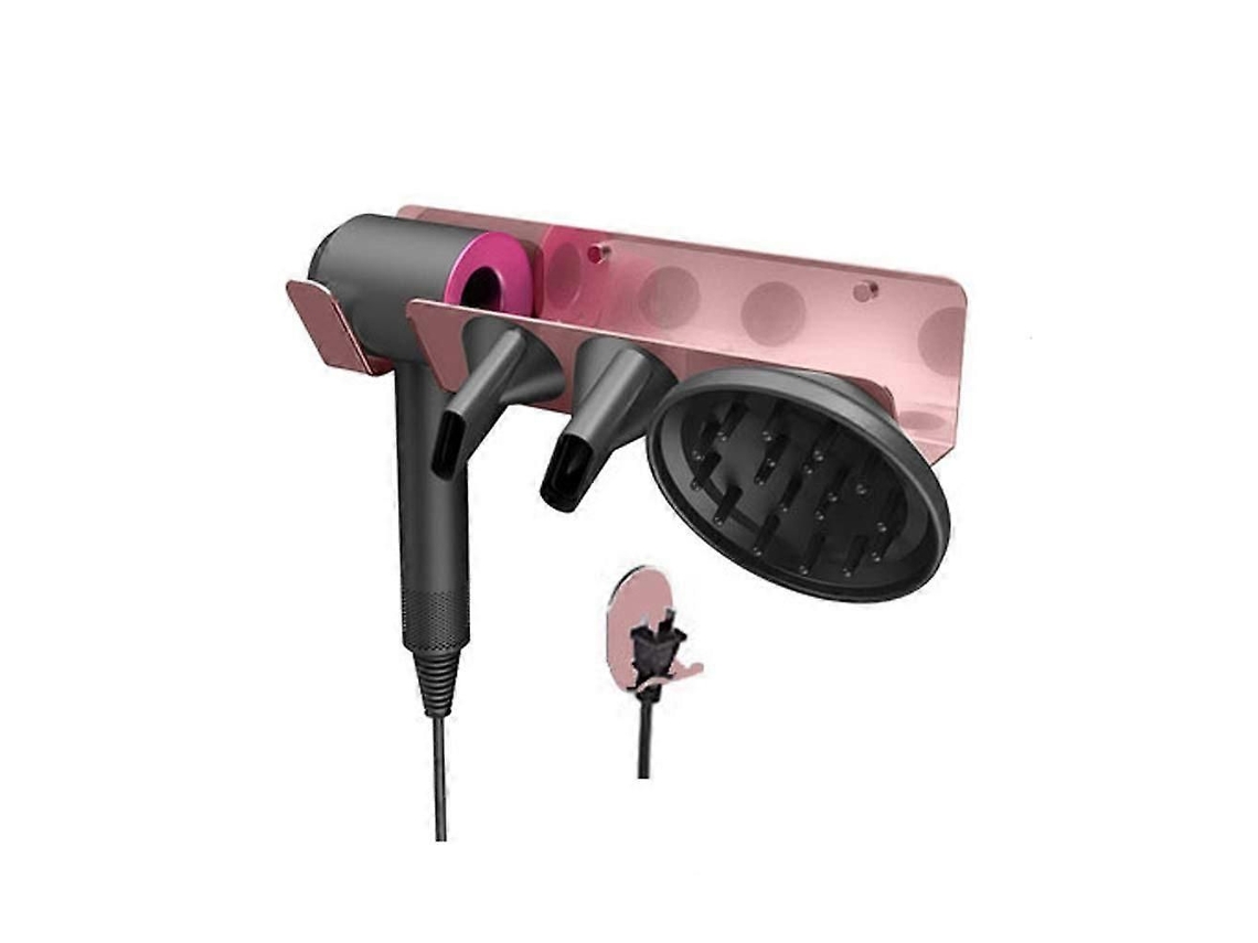 Suporte para Secador de Cabelo Parede Rose Gold Organ Izador Cabe GOKOCO