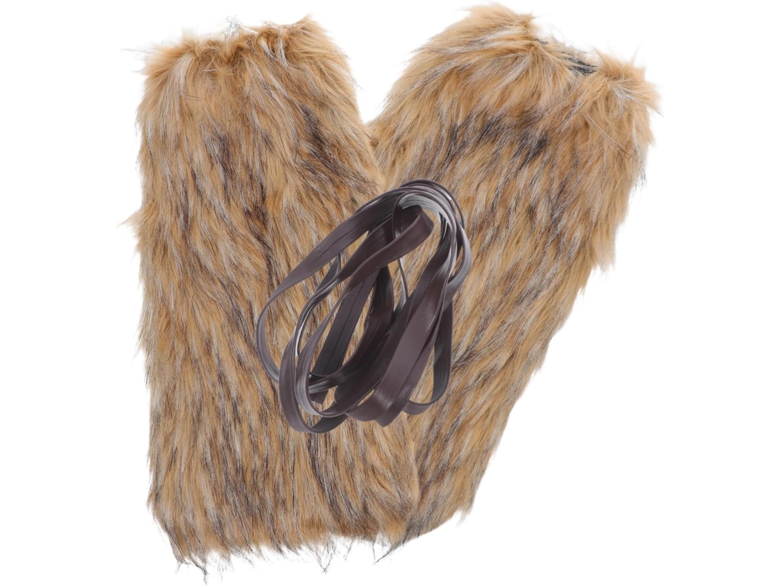 Polainas Viking Ajustáveis De Pele Sintética, Capas De Bota Em Poliéster, Acessórios Para Cosplay