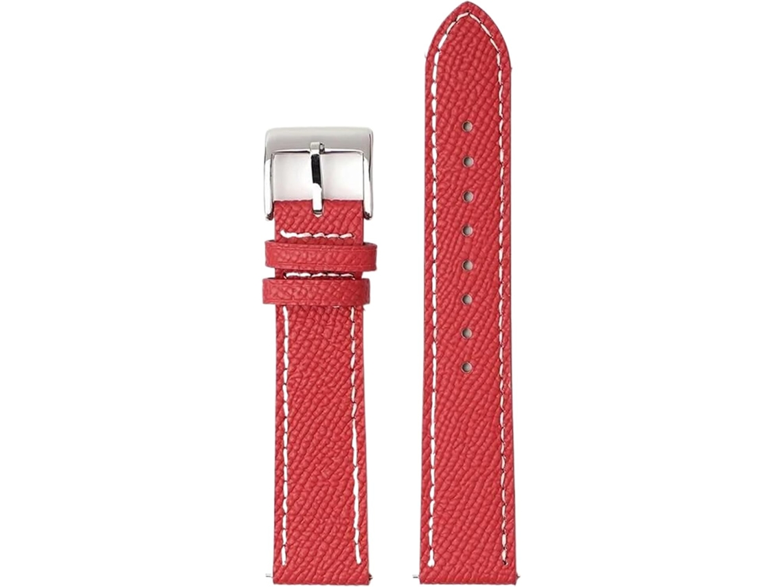 Pulseira para Relógio Smartwatch 22 Mm Aço Inoxidável Couro