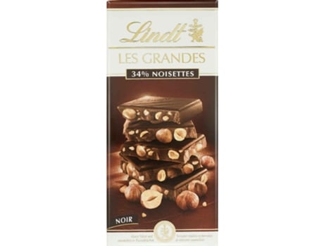 Tablete de Chocolate Negro Les Grandes Avelãs LINDT